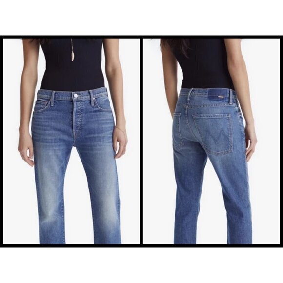 💕MOTHER SUPERIOR💕 Scrapper Ankle Jeans ~ Cowboys Don't Cry High Rise 31 NWT - Picture 3 of 16
